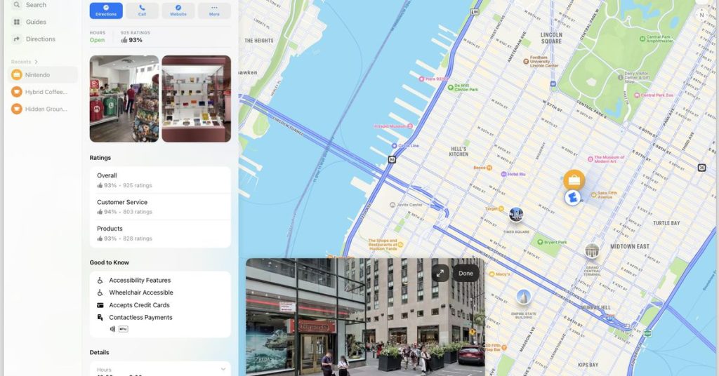 Apple Maps di web kini memiliki Melihat Sekeliling