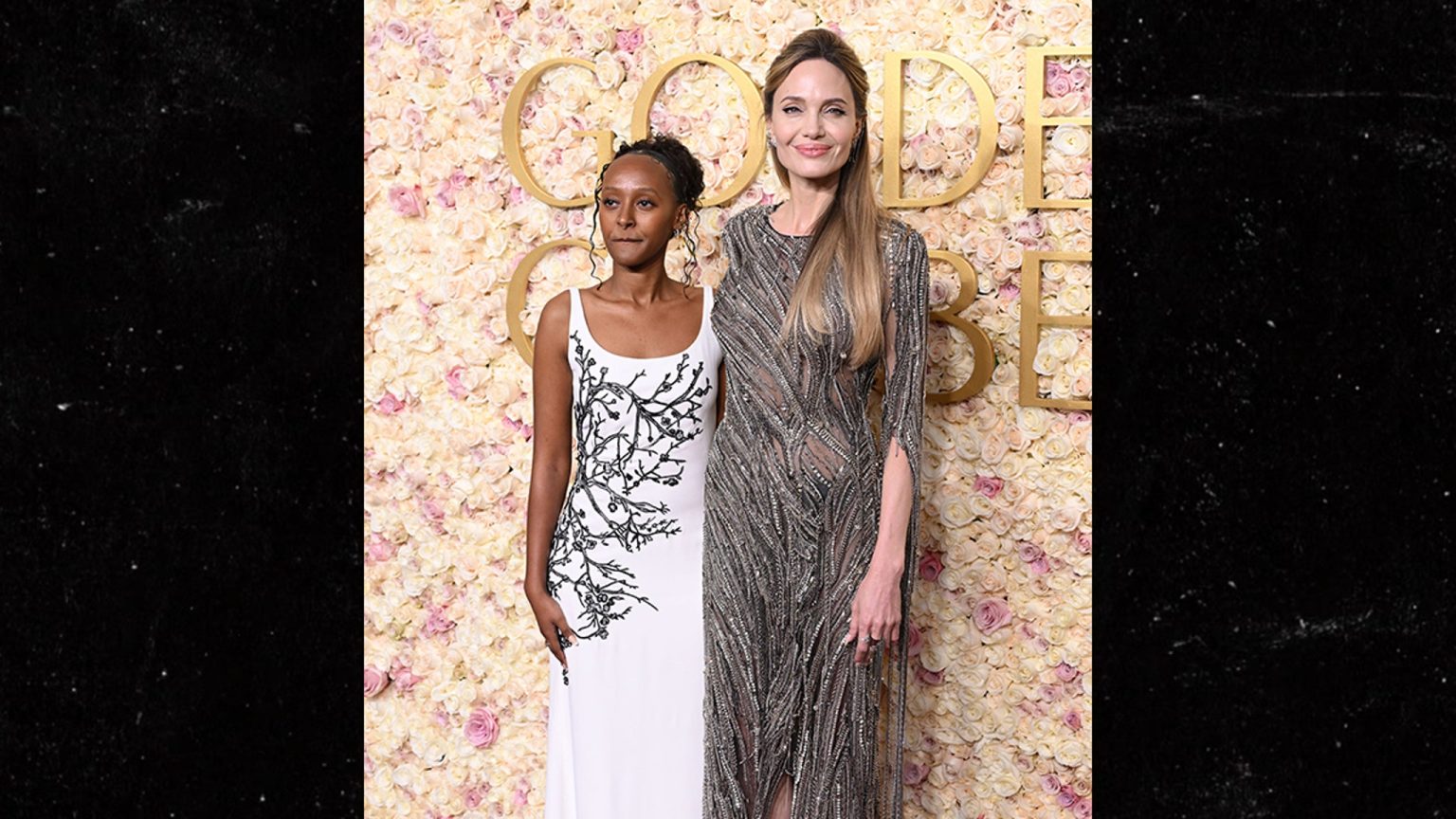 Angelina Jolie Menghadiri Golden Globes bersama Putri Zahara