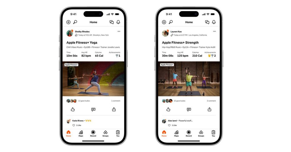 Apple Fitness Plus dan Strava berkolaborasi dengan integrasi baru