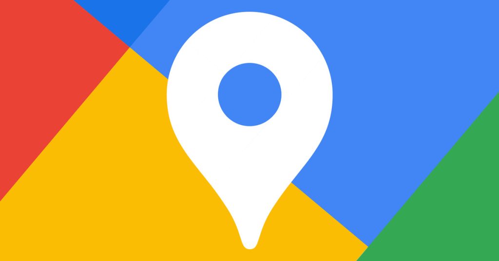 Google Maps untuk menunjukkan Teluk Amerika dan Gunung McKinley