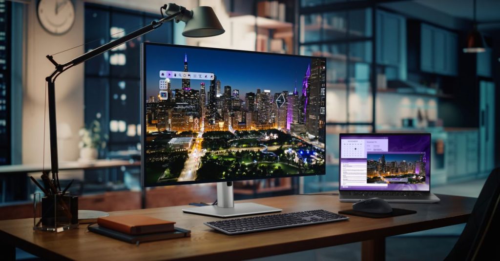 Monitor 4K 27 inci standar kantor Dell kini memiliki kecepatan 120Hz