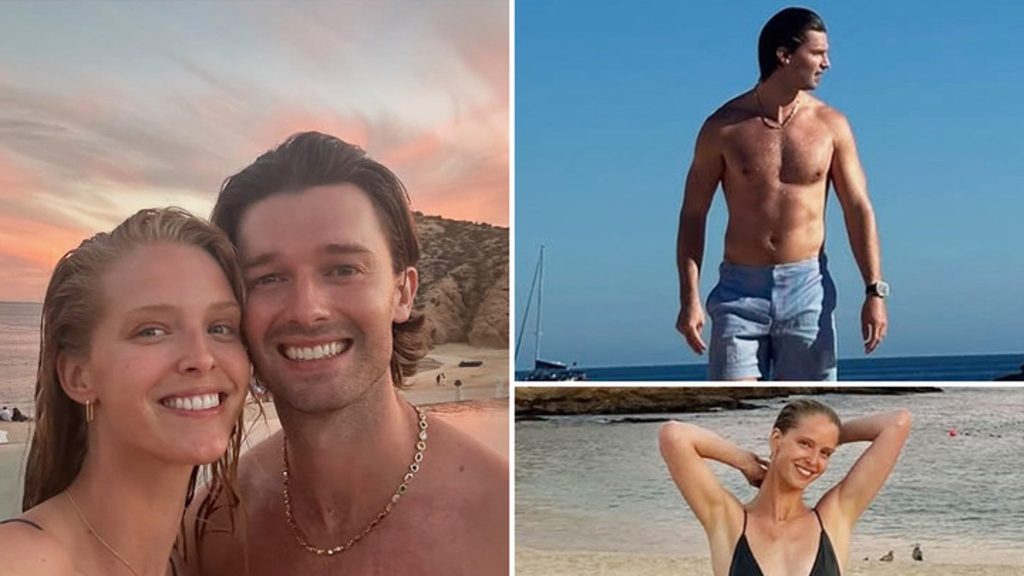 Patrick Schwarzenegger Berpelukan Dengan Tunangan Abby Champion di Beach Vacay