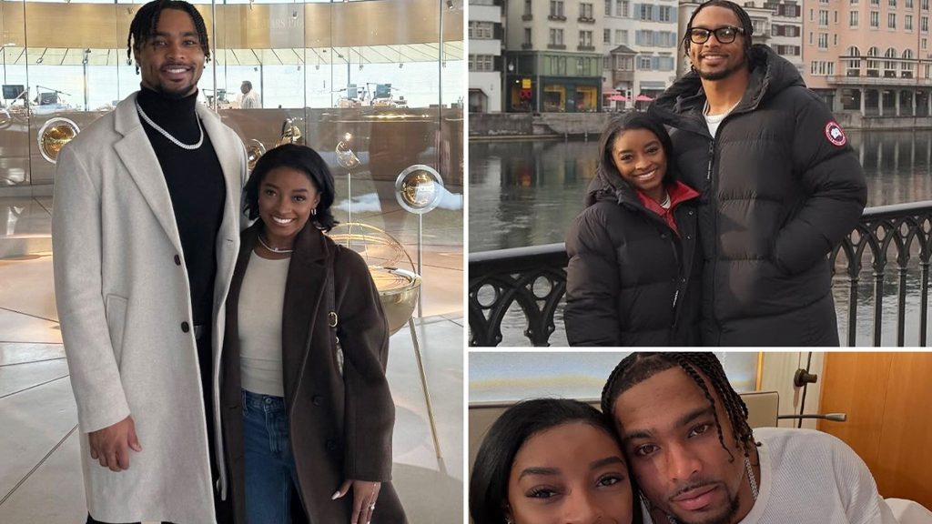 Simone Biles & Jonathan Owens menjaga satu sama lain tetap hangat di Swiss Vacay