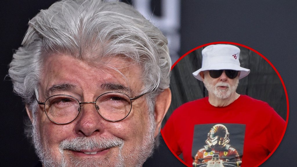 “Sutradara ‘Star Wars’ George Lucas Rocks Stormtrooper Tee Saat Liburan di St. Barts”.