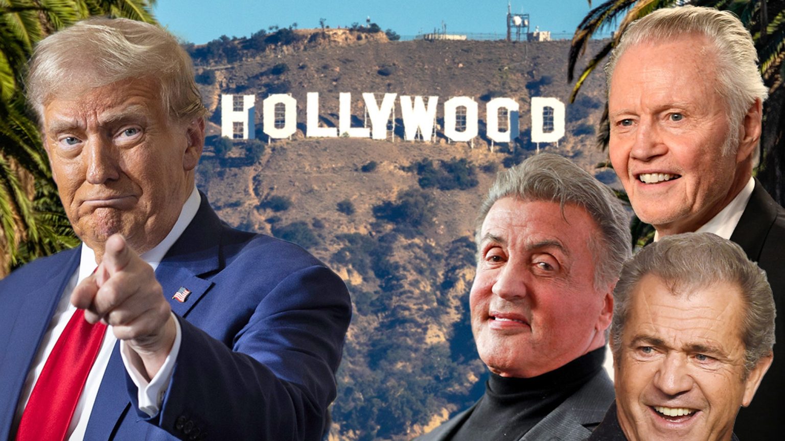 Trump Menunjuk Jon Voight, Mel Gibson, Sylvester Stallone Duta Khusus untuk Hollywood