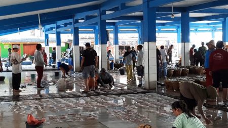 Akibat Cuaca Buruk Produksi Ikan Di Tpi Blanakan Subang Menurun