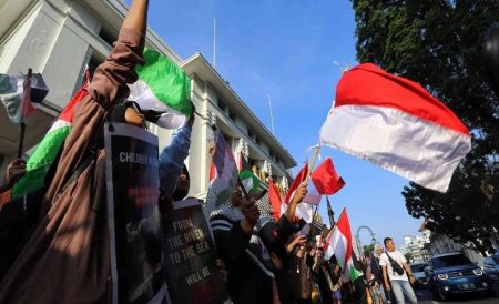 Aksi Bela Palestina Kembali Berlangung Di Kota Bandung