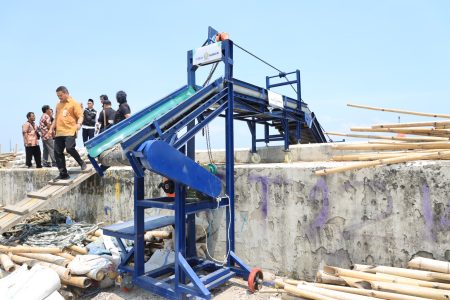 Bantuana Prasarana Dukung Pengolahan Limbah Kerang Hijau Waraga Cilincing