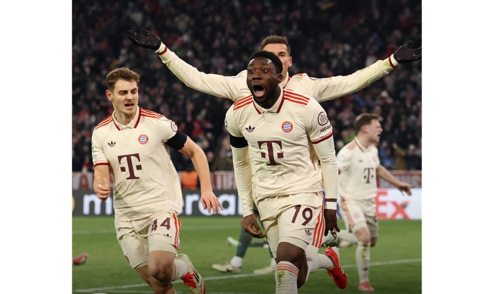 Bayern Muenchen vs Celtic, Gol Larut Alphonso Davies Pastikan Die Roten Ke 16 Besar Liga Champions