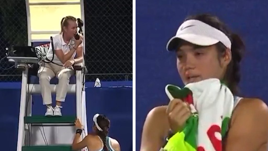 Bintang tenis Emma Raducanu menangis saat kipas ‘terpaku’ menghadiri pertandingan