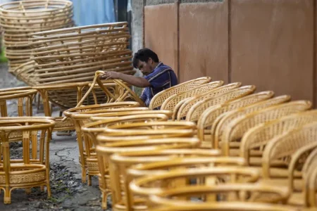 Brin-Asshindo Jalin Kerja Sama Riset Pengembangan Teknologi Pengolahan Rotan Dan Bambu