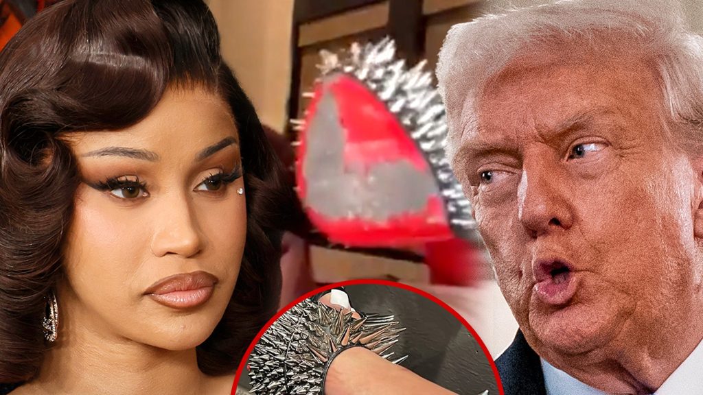 Cardi B menyalahkan Trump karena merusak tumit $ 3k di Super Bowl, ingin paman yang dideportasi kembali