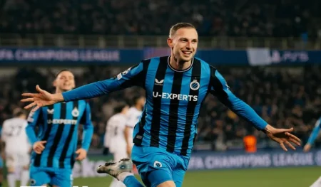 Club Brugge vs Atalanta, penalti larut gustaf nilsson pastikan kemenangan blauw-zwart