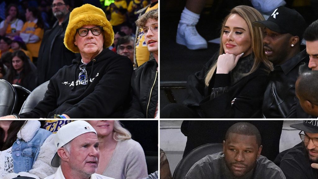 Debut Luka Doncic Lakers menarik Adele, Floyd Mayweather, Celebs