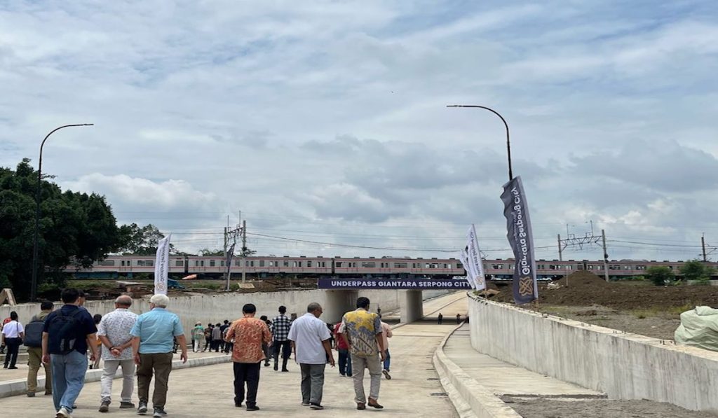 Dorong Aksses Masyarakat Dan Tod, Dirjen Perkeretaapian Apresiasi Underpass Giantara City Serpong