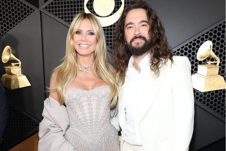 Heidi Klum Pamer Gaya Berani Di Las Vegas, Difoto Oheh Suamininya