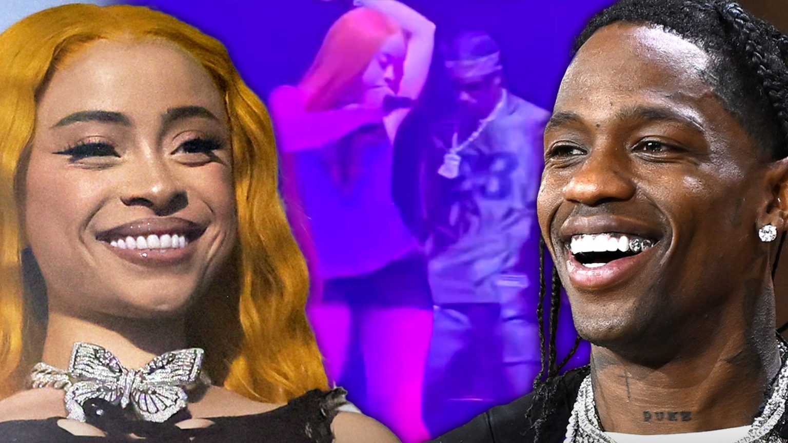 Ice Spice Twerks untuk Kerumunan Pesta Super Bowl Saat tampil dengan Travis Scott