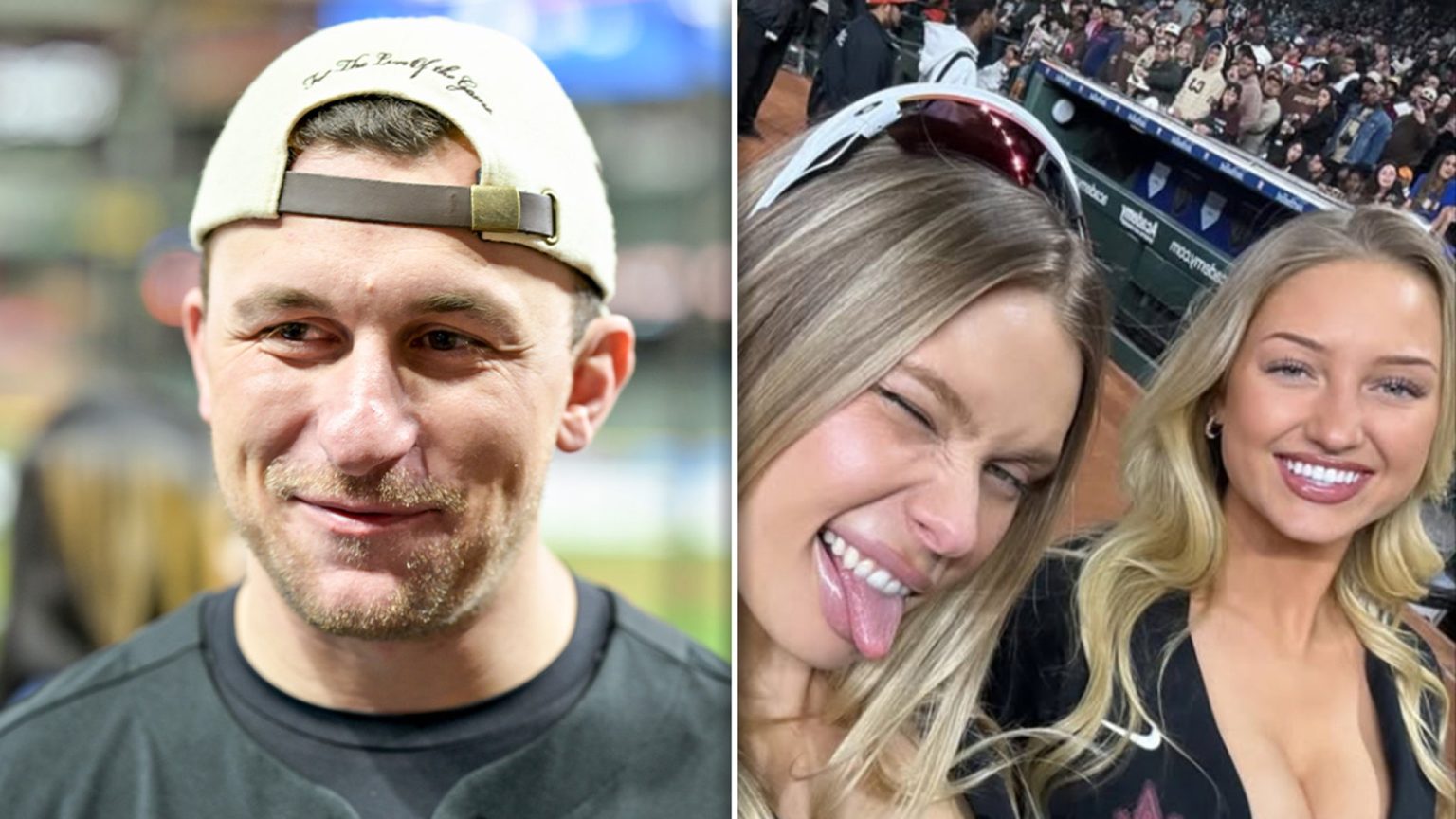 Johnny Manziel, Josie Canseco Semua tersenyum di acara amal Travis Scott setelah putus