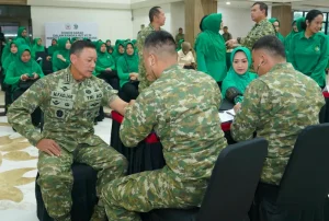 Kostrad Gelar Donor Delah Dalam Rangka Hut Ke-64 Kostrad