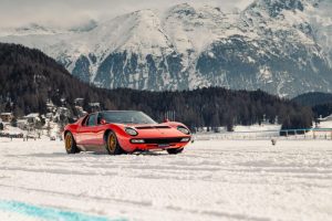 Lamborghini merayakan ulang tahun ke 10 Polo Storico di Ice St. Moritz