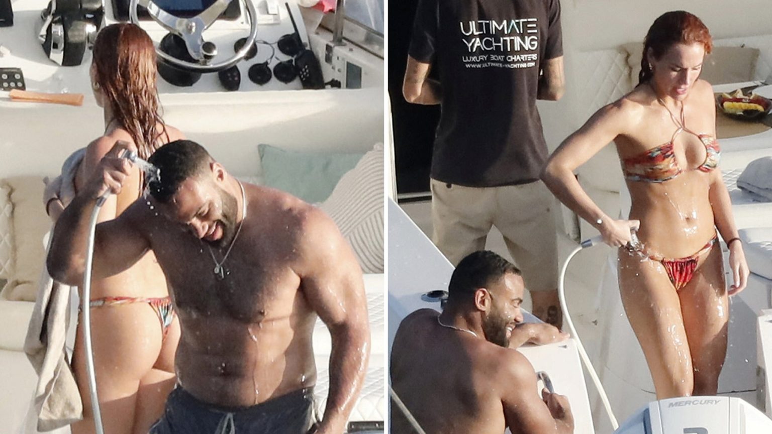 NFL’s Solomon Thomas dan GF memamerkan tubuh luar biasa di kapal pesiar di St. Barts