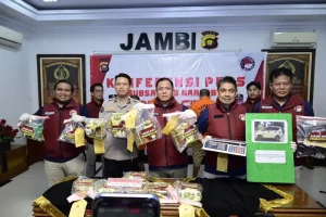 POLDA JAMBI SITA 12 KG SAYA DARI SINDIKAT NARKOBA INTERNASIONAL