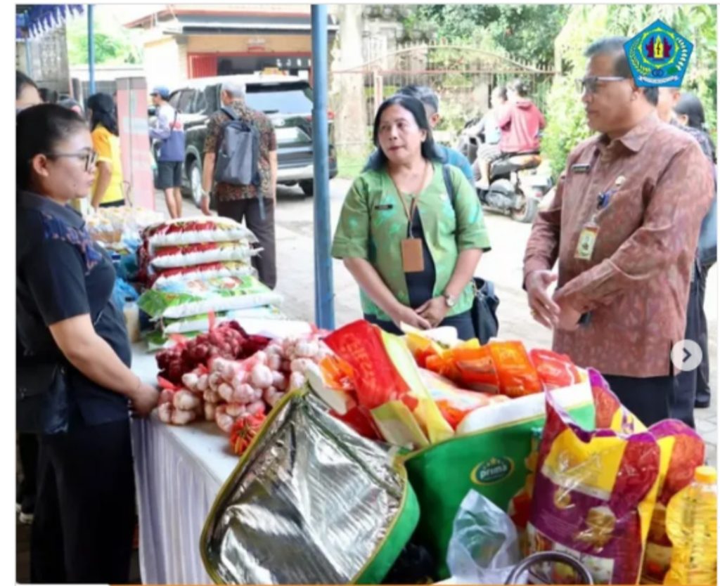 Pastikan Stabilitas Haraga Bahan Pokok, Pemkot Denpasar Gelar Pasar Murah