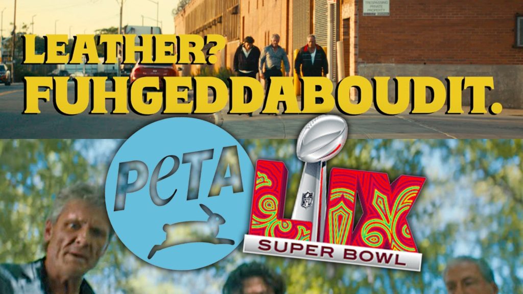 Peta Taps ‘Sensitive Mobsters’ To Whack Leather, Wool in Super Bowl Ads