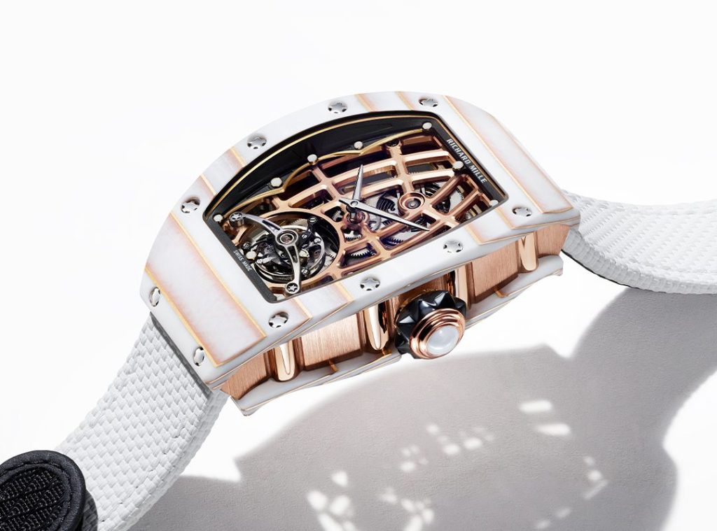 Richard Mille debut RM 74-02 Turbillon Otomatis di Gold Quartz TPT