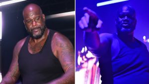 Shaq Goes Full DJ Diesel di Celeb-Fun House Super Bowl Bash