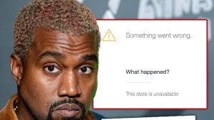 Situs web Yeezy Kanye West pergi offline setelah menjual kemeja swastika