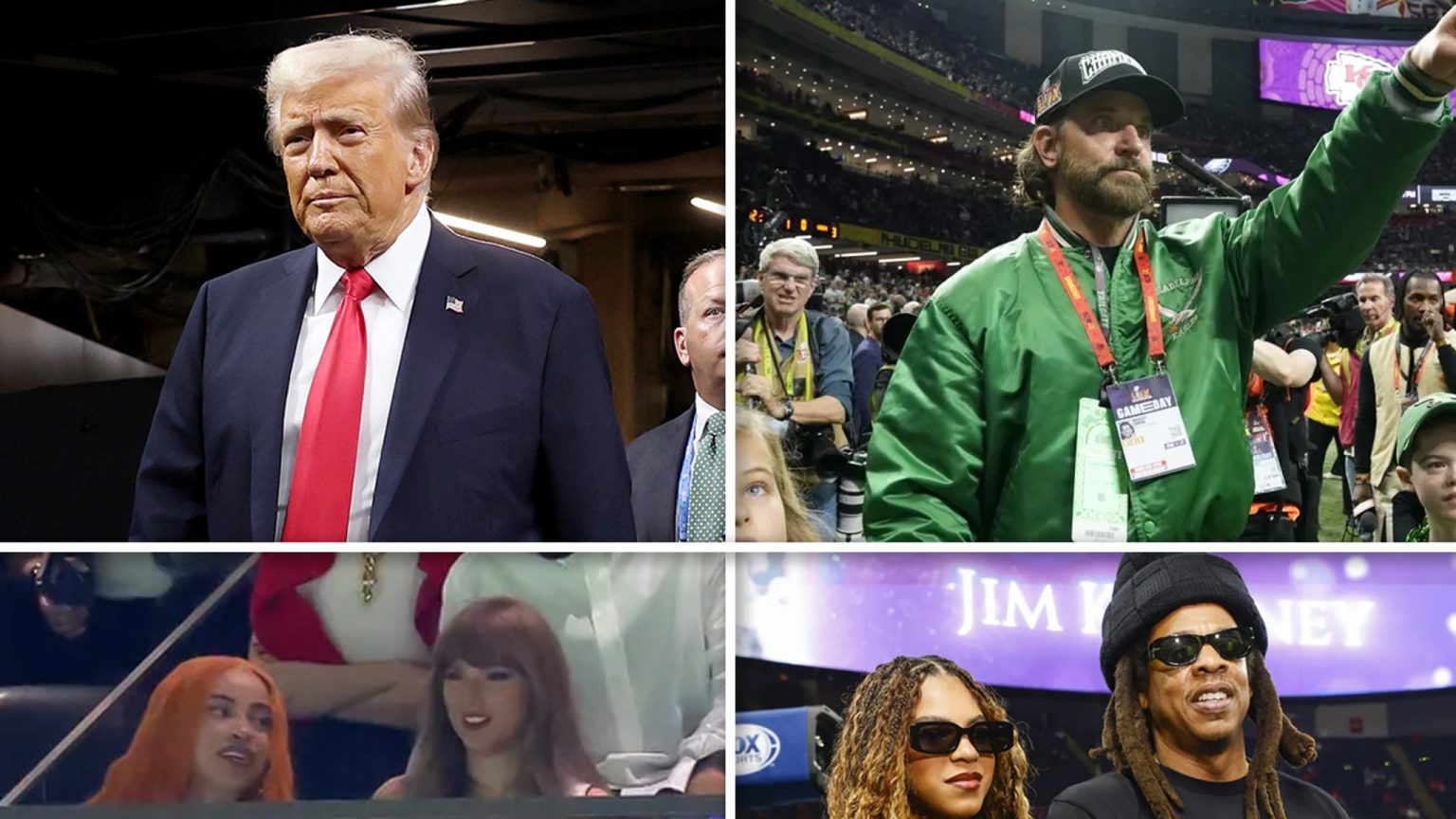 Taylor Swift, Lady Gaga, Bradley Cooper & Lainnya Celebs Pack Super Bowl Lix