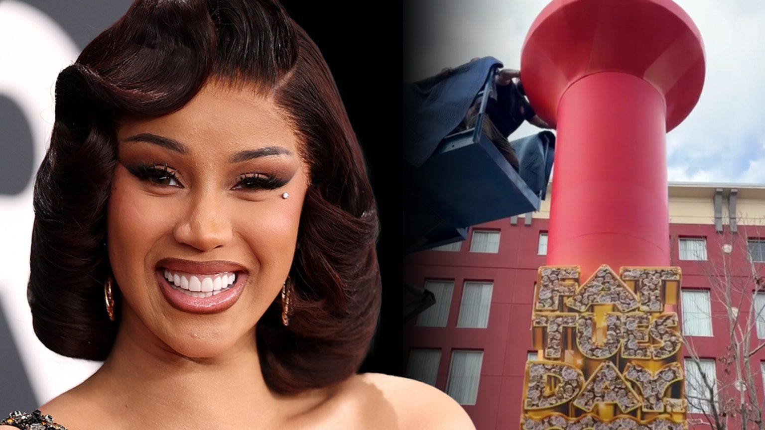 WHIPSHOTS CARDI B Bermunting dengan Fat Tuesday untuk Daiquiri terbesar di dunia