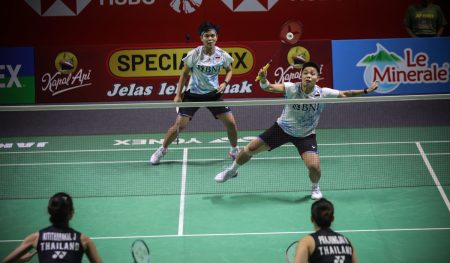 Apriyanifadia dan rehangloria mengang di 32 Besar All England 2025