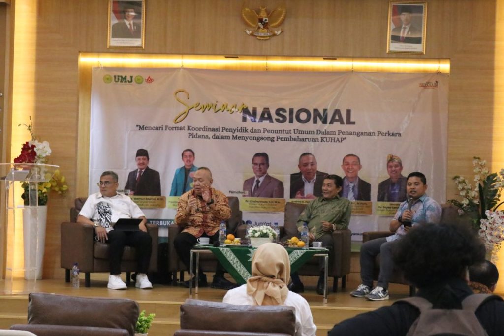 Bem Umj Gelar Seminar Nasional Hadirkan Akademisi Dan Praktisi Hukum