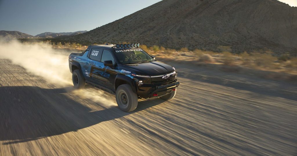 Chevrolet Silverado EV ZR2 Konsep Truk Balap Off-Road Memasuki Mint 400