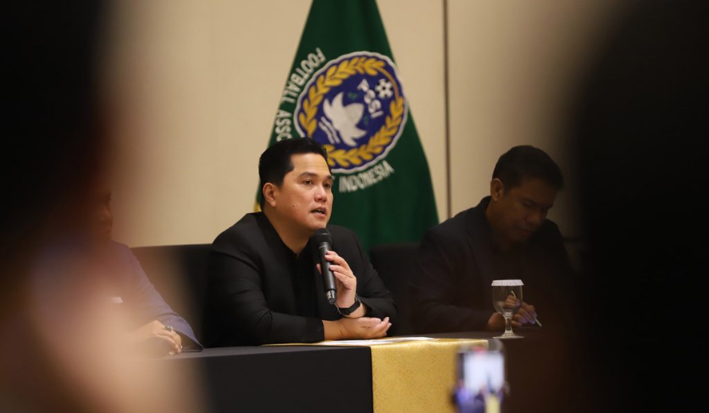 Erick thohir yakin timnas masih punya peluang lolos kualifikasi piala dunia 2026