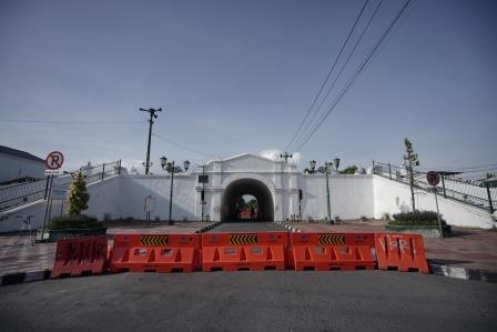 Gerbang Benteng Sakral Bagi Sultan Jogja Akhirnya Ditutup UNTUK UMUM