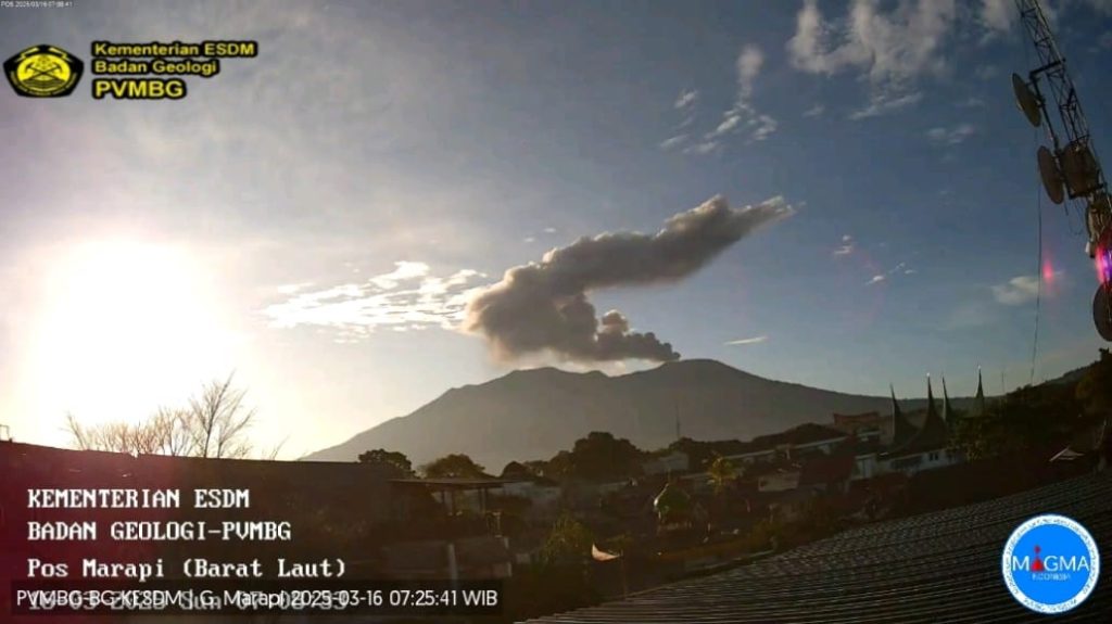 Gunung Marapi Kembali Erupsi, Banjir Lahar Mengintai