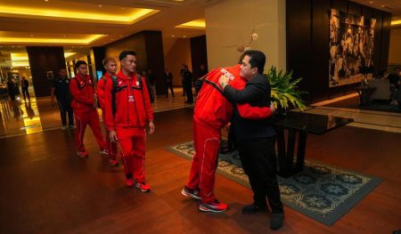 Lepas Pemain Timnas Indonesia Ke Australia, Erick Thohir Semoga Lancar Bertanding