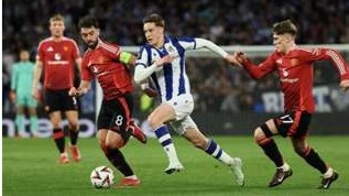 Liga Europa Real Sociedad Tahan Imbang Manchester United