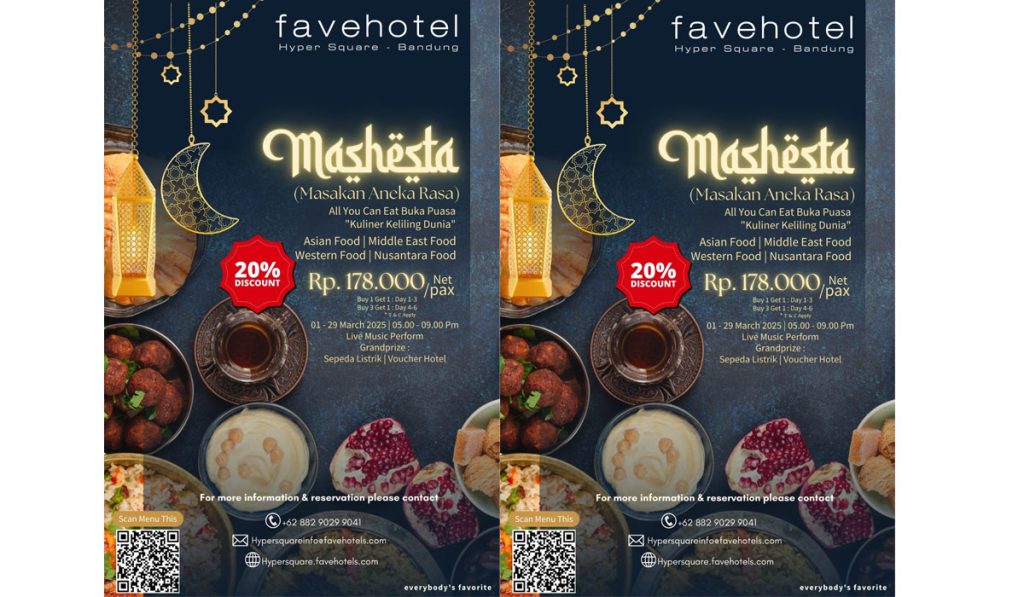 Nikmati Buka Puasa Seru Delangan Mashesta Di Favehotel Hyper Square Yang Anda bisa makan Promo Dagan Menarik