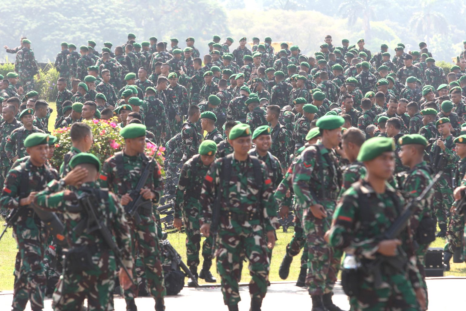 Perluasan Infiltrasi tni TNUKIMI DOMINASI POLISI