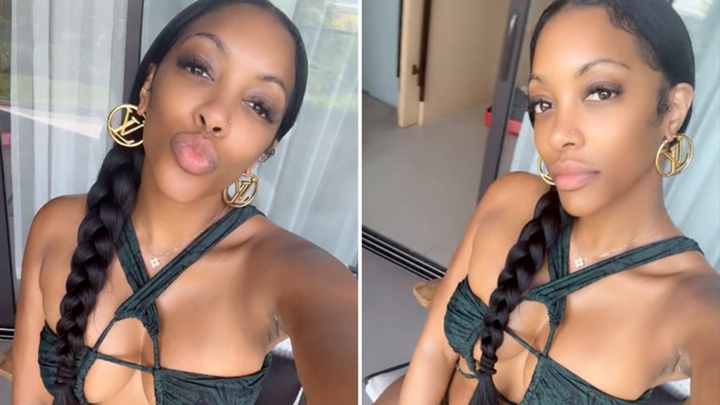 Porsha Williams memamerkan jam pasir jam pasir di bikini hitam!