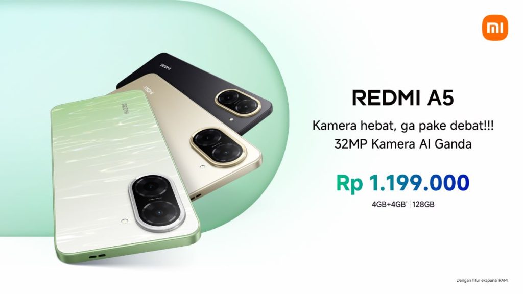 Redmi A5, Ponsel Terjangkau Haran Cuman Rp1 Jutaan