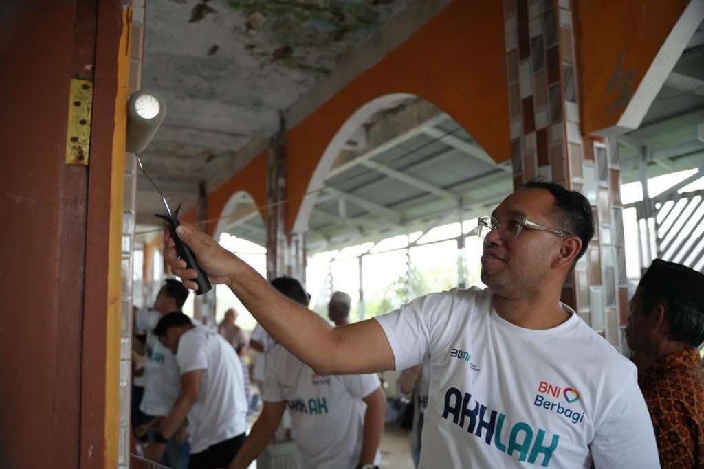 Sobat Aksi Ramadan 2025, BNI Renovasi Masjid Dan Beri Bantuan Pangan