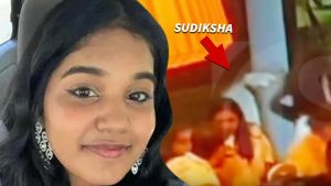 Sudiksha Konanki terlihat muntah di hotel bar di video baru