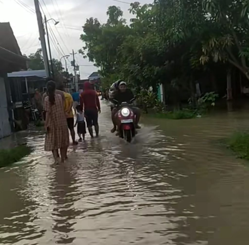 Tanggul Sungai Widodaren Jebol, Sejumlah desa di Pati Terendam Banjir